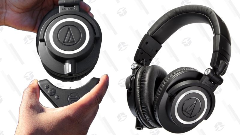 Auriculares ATH-M50x con adaptador de Bluetooth | $135 | AmazonGráfico: Erica Offutt